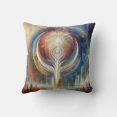 形而上学的な時代のないスピリチュアルファンタジーテーマ クッション (裏面)