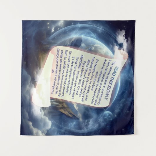 形而上学的な時代のないスピリチュアルファンタジーテーマ タペストリー (正面(横))