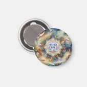 形而上学的な時代のないスピリチュアルファンタジーテーマ マグネット (正面/裏面)