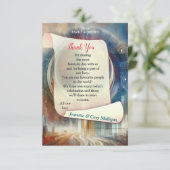 形而上学的な時代のないスピリチュアルファンタジーテーマ 出欠カード (スタンド正面)