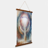 形而上学的な時代のないスピリチュアルファンタジーテーマ 吊り下げ型タペストリー (傾斜あり)