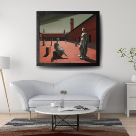 形而上学的な景観の像 | ポスター