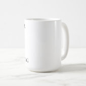 形而上学的にしようか コーヒーマグカップ (正面右)