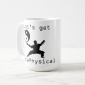 形而上学的にしようか コーヒーマグカップ (正面左)