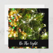 *~*形而上学的ニューエイジスピリチュアルクリスマスツリー シーズンカード (正面/裏面)