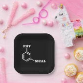 形而上学的ユーモアのボタン ペーパープレート (パーティー)