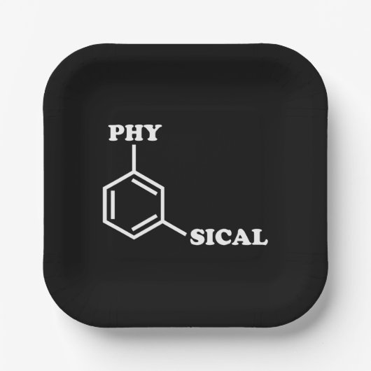 形而上学的ユーモアのボタン ペーパープレート (正面)