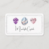 形而上結晶バラクォーツQR 名刺 (正面)