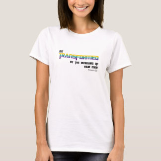 形質転換カラフル文字 Tシャツ
