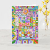 形 カード (黄色い花)