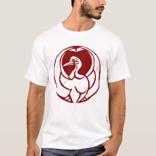 彦三郎役者紋 – 鶴の歌舞伎紋 Tシャツ