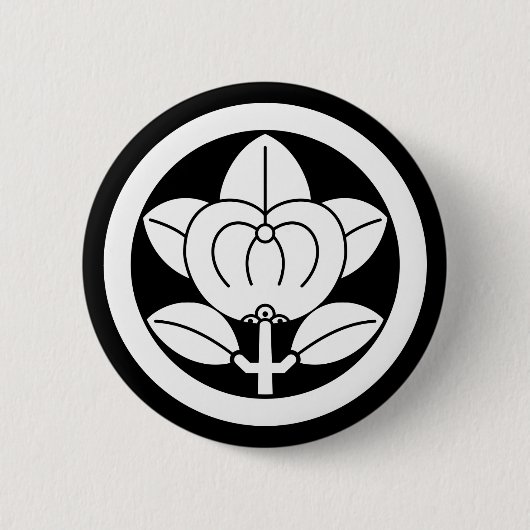 彦根家のミカン 缶バッジ (正面)