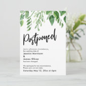 彩られた緑　延期された結婚発表 招待状 (スタンド正面)