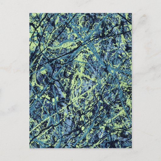 彩度（抽象アートデザイン）～ ポストカード (正面)