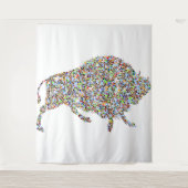 彩色の雄牛のタペストリー タペストリー (正面)