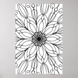 彩色ポスター、マンダラ ポスター