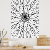 彩色ポスター、マンダラ ポスター (キッチン)