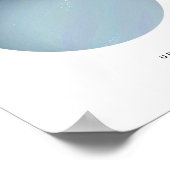 彩色天王星の惑星アートプリント ポスター (角)