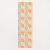 彩色数々の曼荼羅イラストレーション模様 ヨガマット (正面)