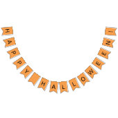 彫りおもしろいハロウィーンパンプキンカルテット バンティングフラッグ (全)