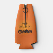 彫りおもしろいハロウィーンパンプキンカルテット ボトルクーラー (裏面)