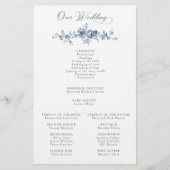 彫りエレガント込み青フランスのフローラトイルプログラム (正面)