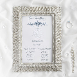 彫りエレガント込み青フランスのフローラトイルプログラム