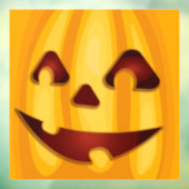 彫りカボチャ笑いハロウィーンデザイン ウィンドウサイン (シート3)