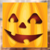 彫りカボチャ笑いハロウィーンデザイン ウィンドウサイン (シート2)