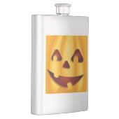 彫りカボチャ笑いハロウィーンデザイン フラスク (右)
