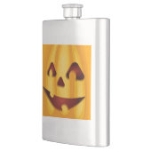 彫りカボチャ笑いハロウィーンデザイン フラスク (左)