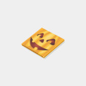 彫りカボチャ笑いハロウィーンデザイン ポストイット (アングル)
