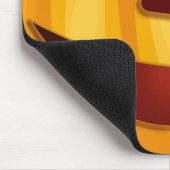 彫りカボチャ笑いハロウィーンデザイン マウスパッド (コーナー)