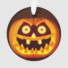 彫りハロウィーンカボチャ オーナメント