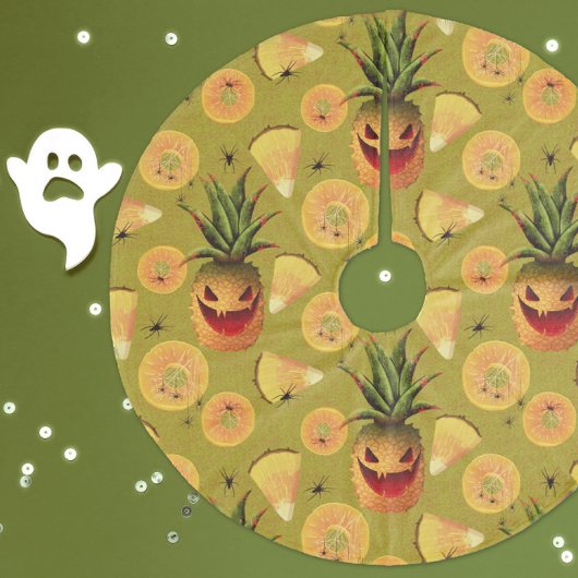 彫りパイナップル フリース ツリースカート