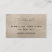 彫り文字建築建設業者 名刺 (裏面)