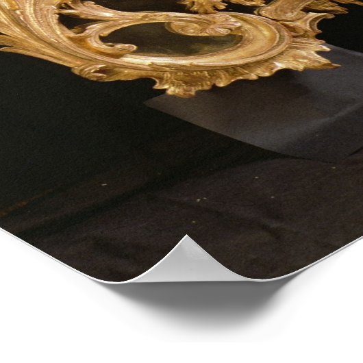 彫り鏡, c.1760 ポスター (角)