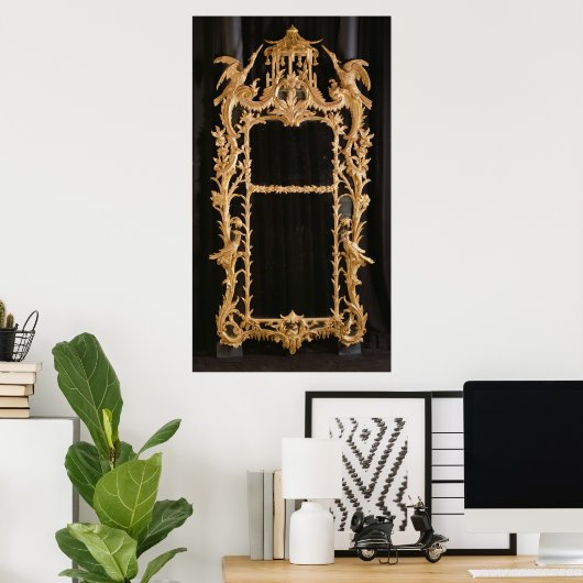 彫り鏡, c.1760 ポスター (ホームオフィス)