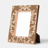 彫エレガント刻ダマスク花柄 レーザー彫刻フレーム (左)