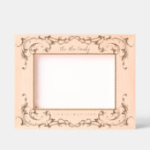 彫パーソナライズされた刻された木材クリスマス写真枠 レーザー彫刻フレーム (正面)