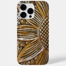 彫フェイクり木質日輪彫刻