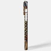 彫フェイクり木質日輪彫刻 Case-Mate iPhoneケース (裏面 / 左)