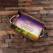 彫ユニークり込みワイナリー横トレイ