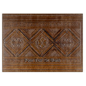 彫ロシアのり木箱 カッティングボード (正面)