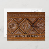 彫ロシアのり木箱 ポストカード (正面/裏面)