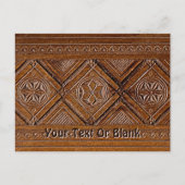 彫ロシアのり木箱 ポストカード (正面)