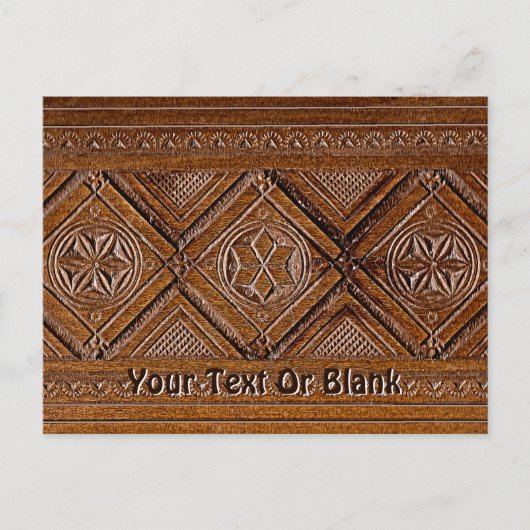 彫ロシアのり木箱 ポストカード (正面)