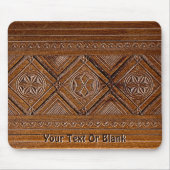 彫ロシアのり木箱 マウスパッド (正面)