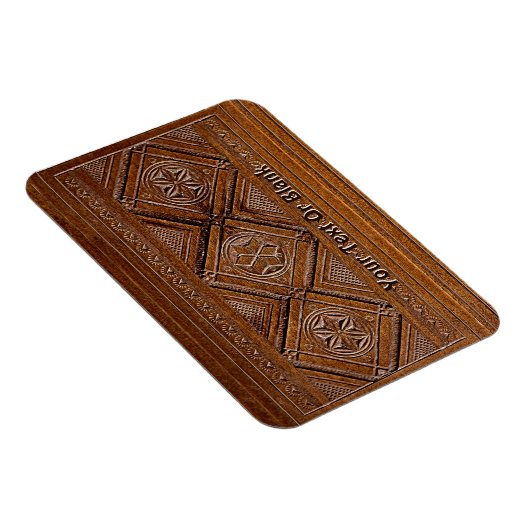 彫ロシアのり木箱 マグネット (右側)