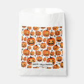 彫不気味りカボチャ&紅葉ハロウィーン フェイバーバッグ (正面)